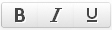 bold italic underline
