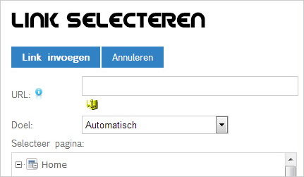 Link selecteren