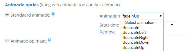 Standaardanimatie Standaardanimatie