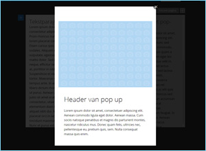 Tekst met pop-up