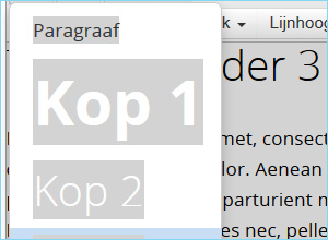 instellen koppen